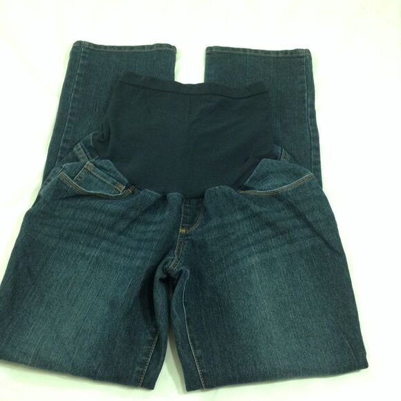 Indigo Blue Maternity Jeans Size M - Picture 1 of 6